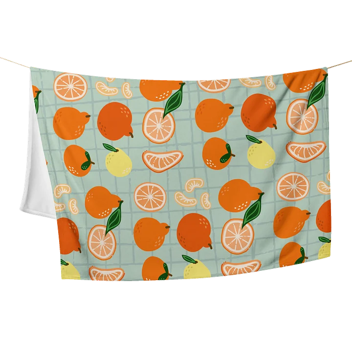 Oranges Soft Picnic Blanket product image (1)