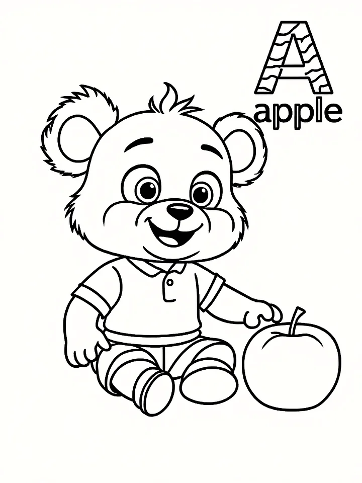 FREE Barnaby Bear’s ABCs: Tasty Treats Coloring Pack (Digital Download) product image (2)