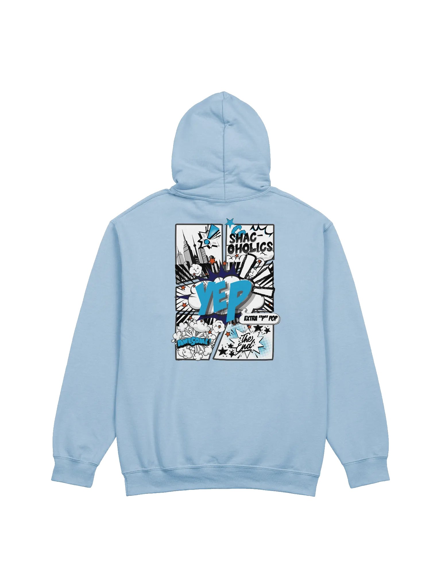 Explosive Blue YeP Shac-oholics Hoodie product image (2)