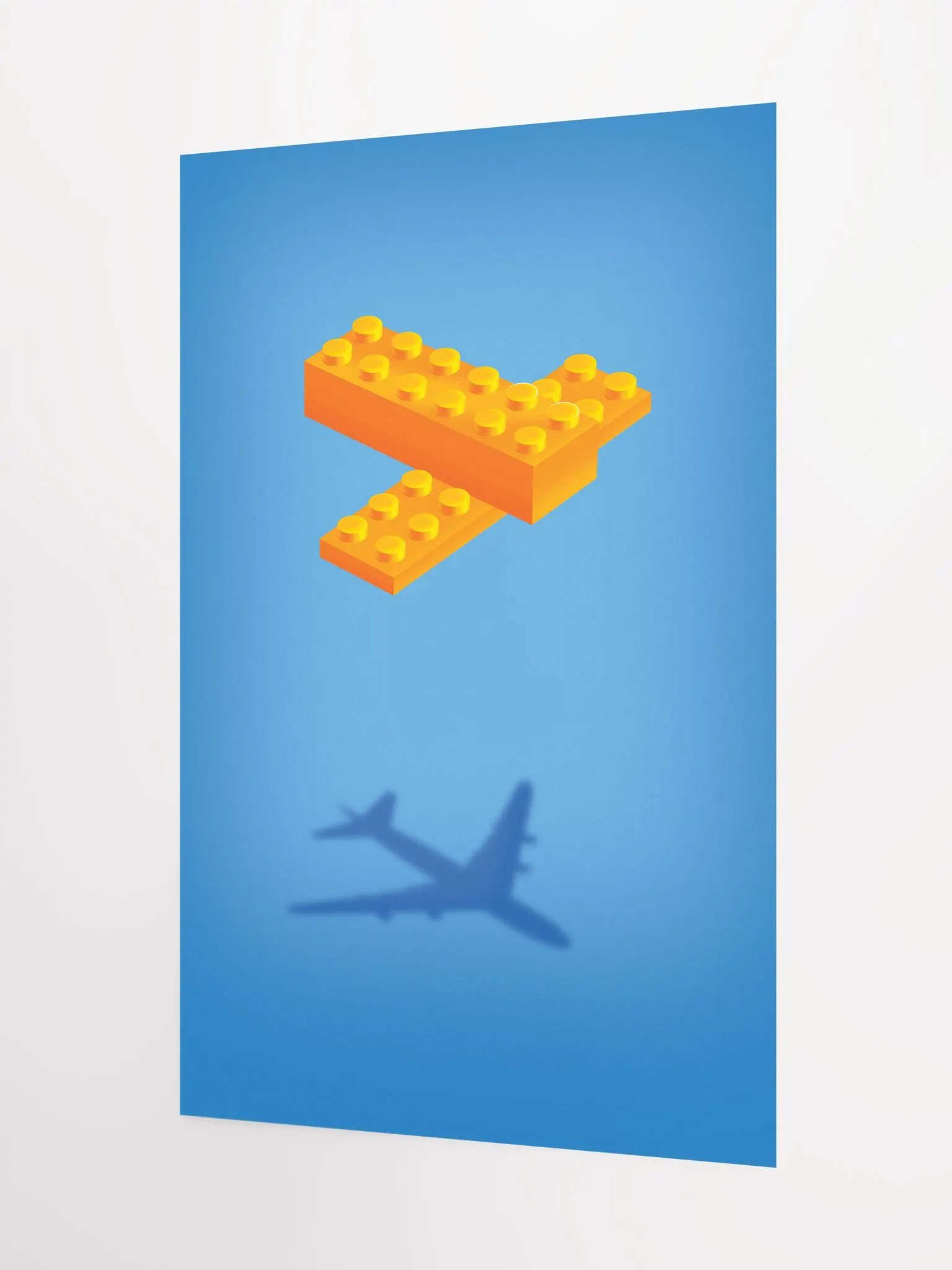 Plane (Orange) | Poster product image (4)