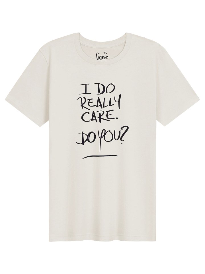 I Do Really Care Do You? T-Shirt | Handwritten Script Quote Tee product image (1)