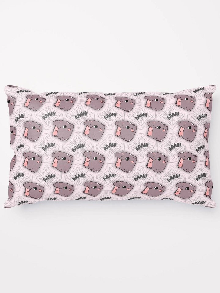 MOODENG'S LIGHT PINK AAAH! PILLOW! product image (1)