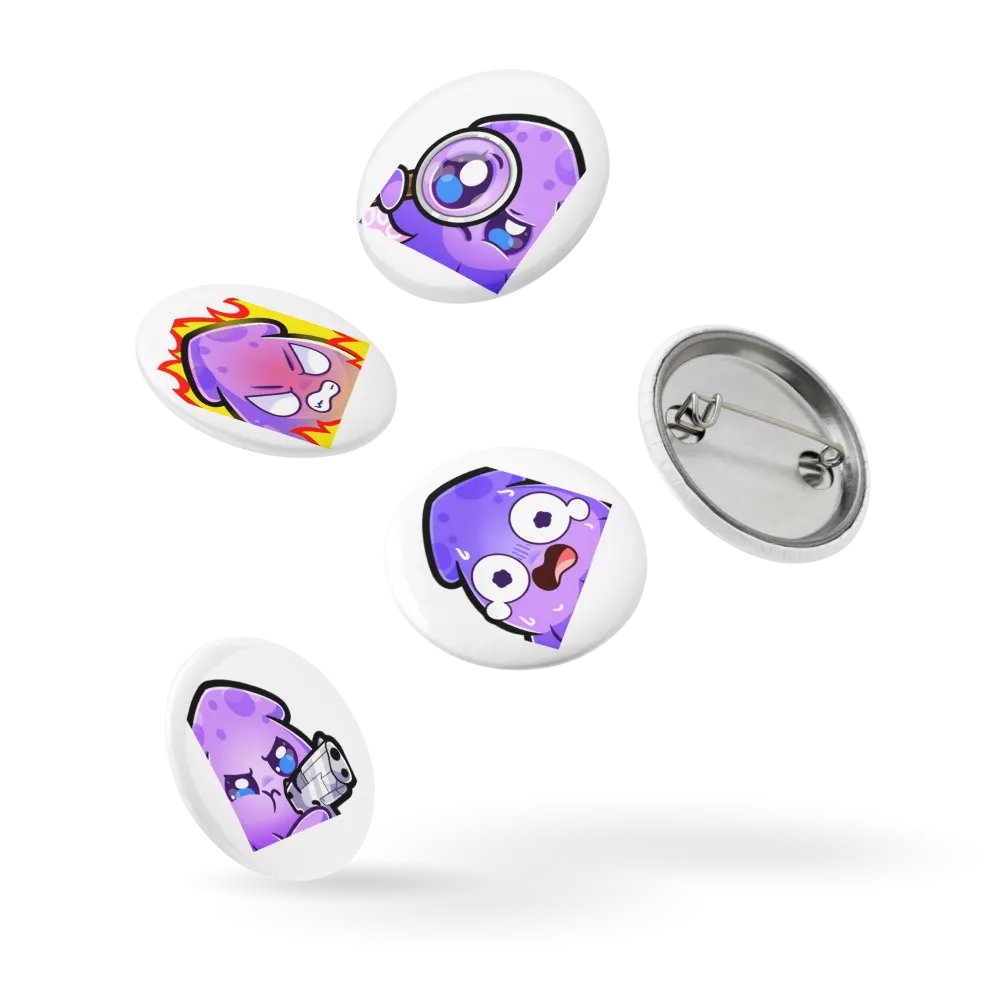 Squid Emote Pin Set [2] product image (5)