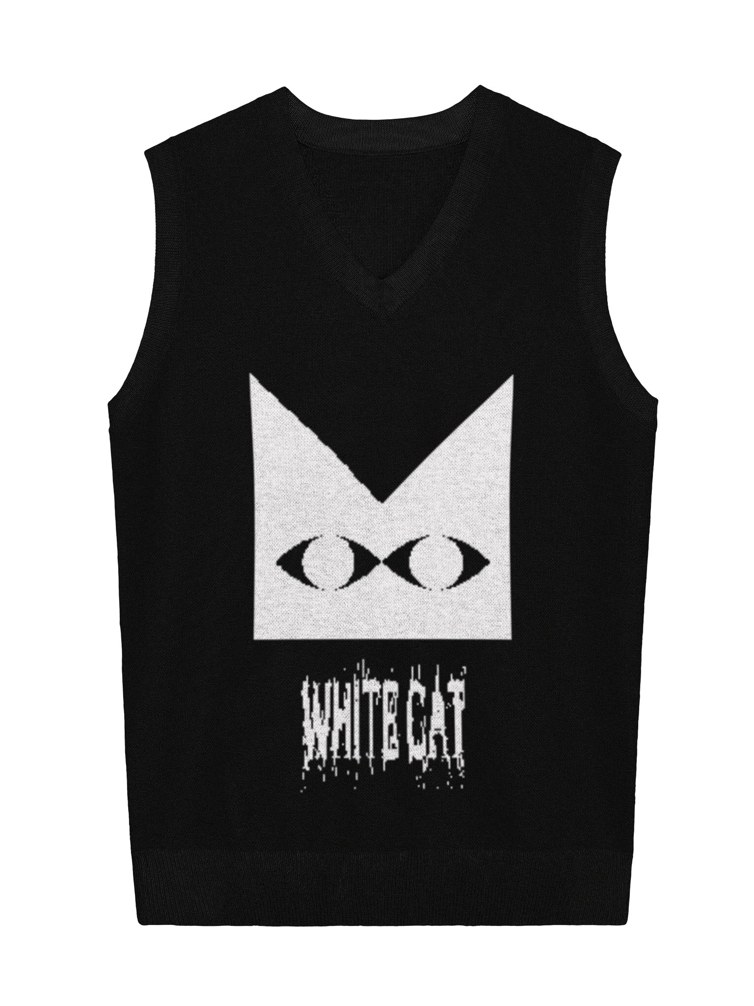 White cat vest product image (1)