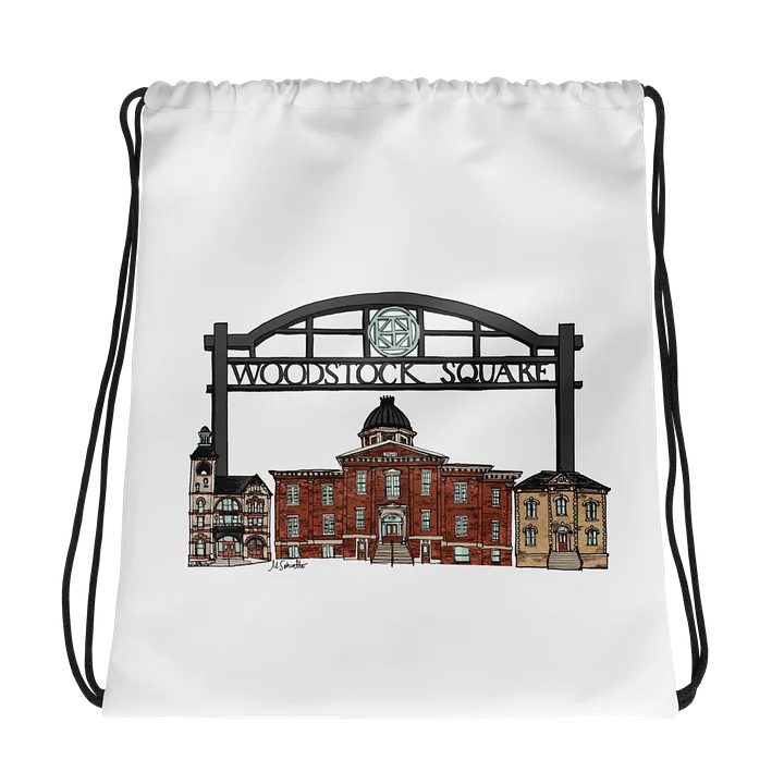 FOTOC Woodstock Skyline Drawstring Bag product image (1)