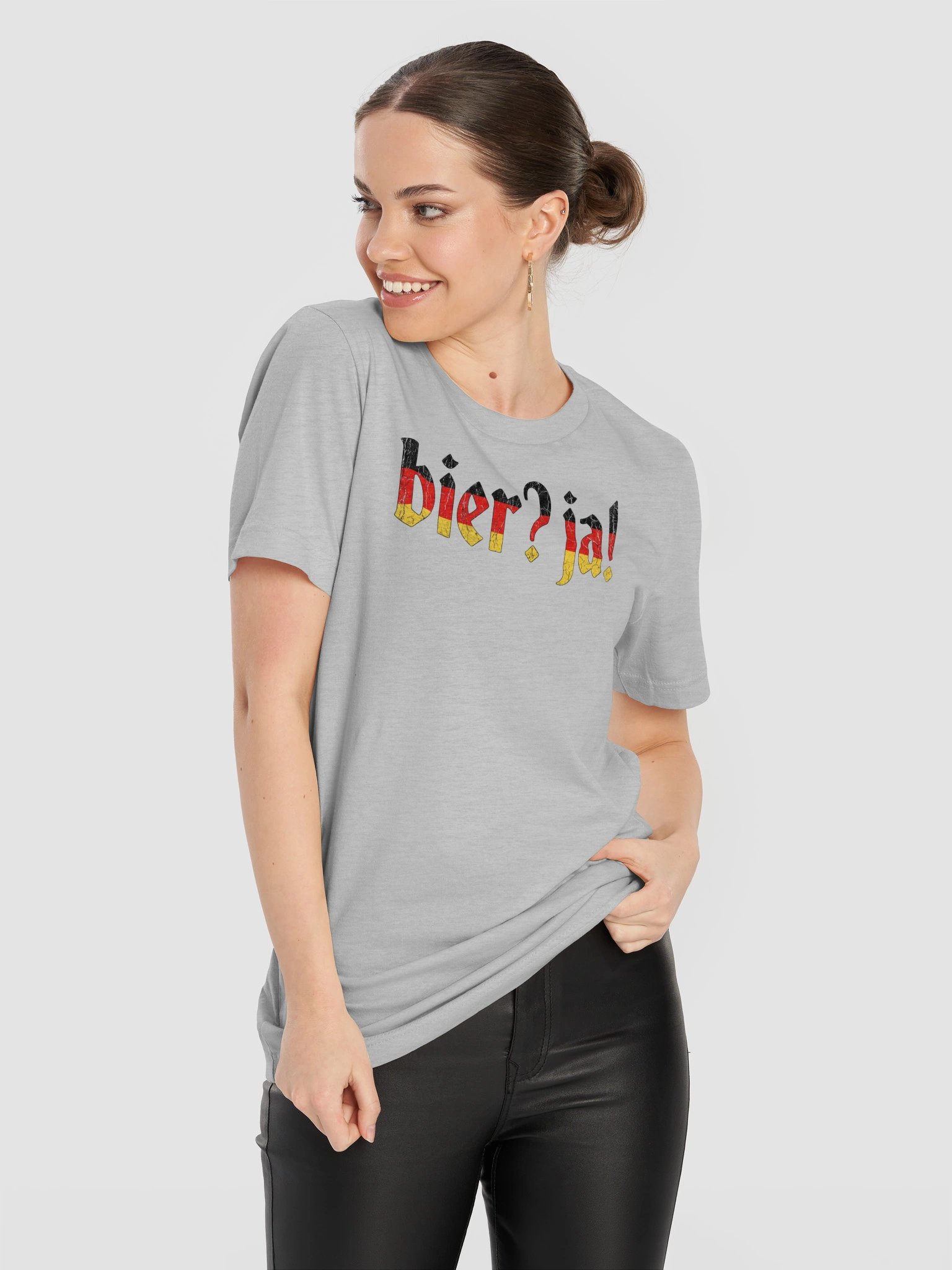 Bier? Ja! Funny German Oktoberfest Shirt — Vintage German Flag Beer Tee product image (11)