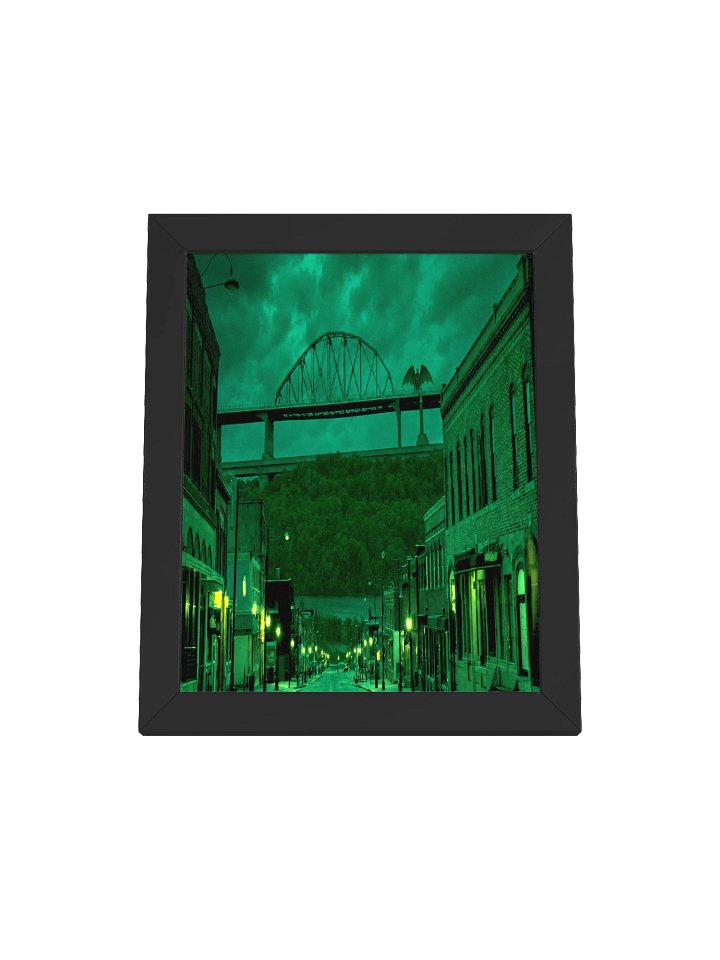 POINT PLEASANT-MOTHMAN- FRAMED PRINT product image (1)
