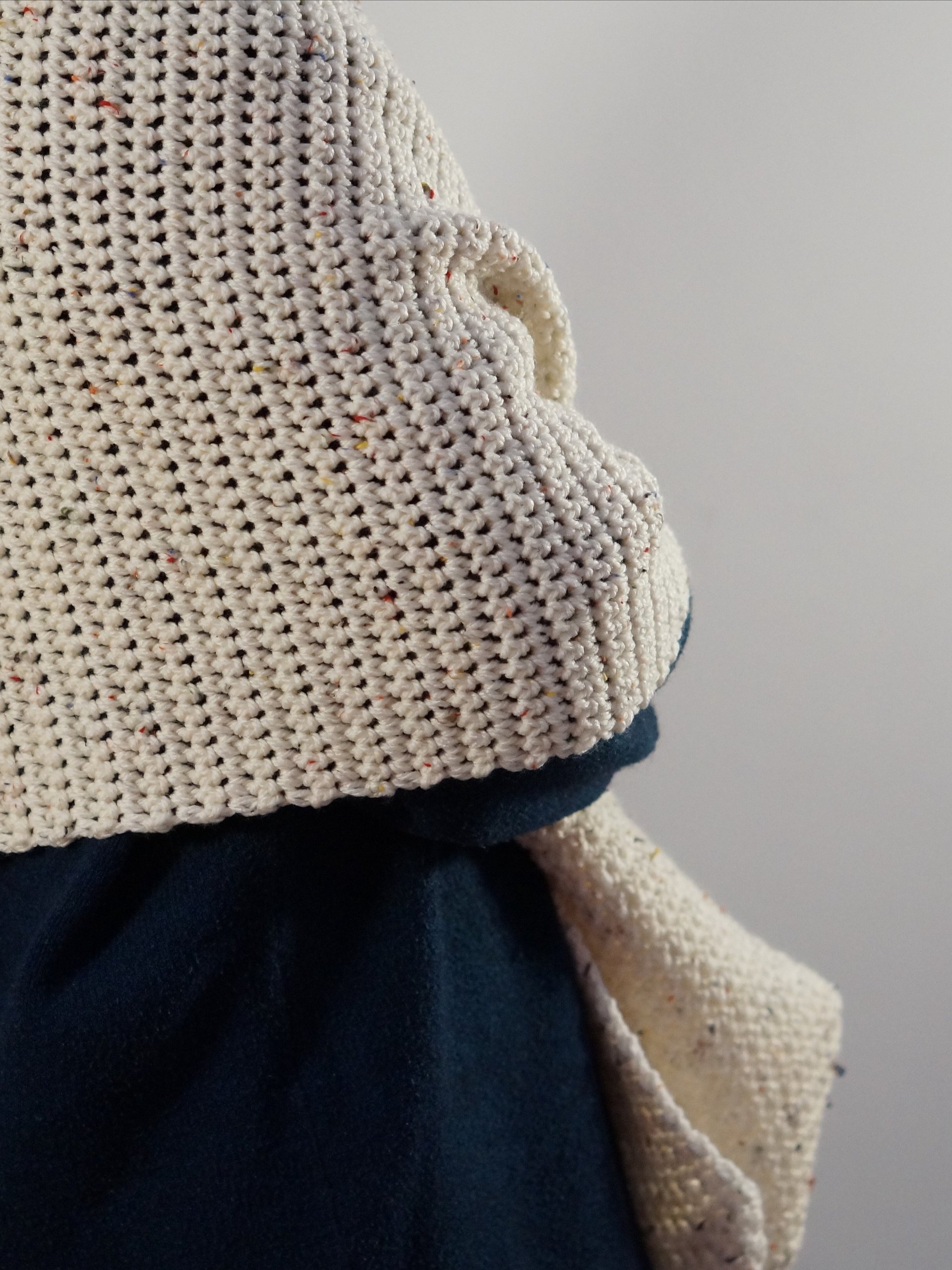Single crochet rectangular shawl crochet pattern product image (3)