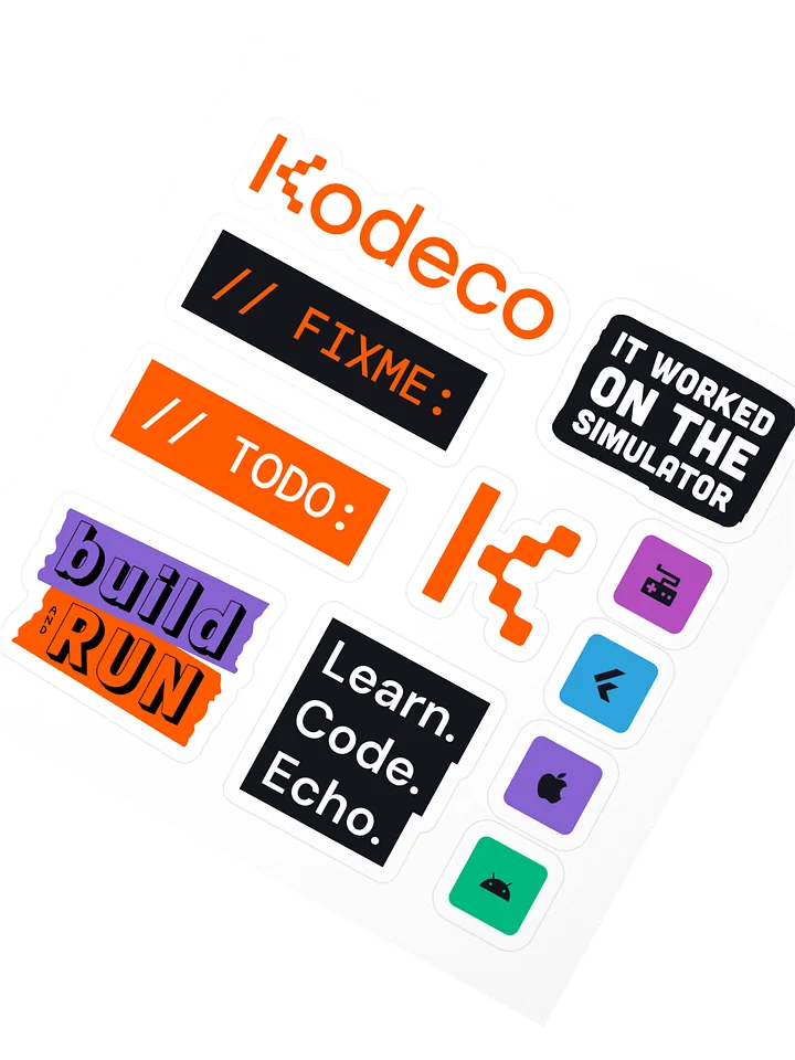 Colorful Code Cuties Sticker Pack product image (2)