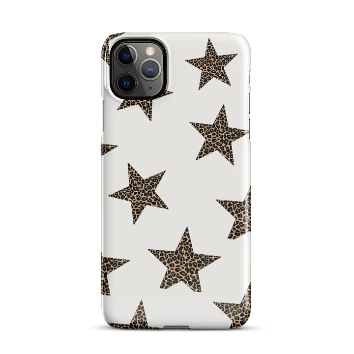 Leopard Star Snap Case product image (2)