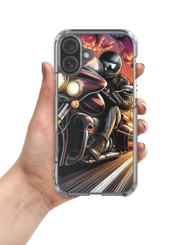 Sunset Rider iPhone® Case | | Ai Design Roads never end product image (1)