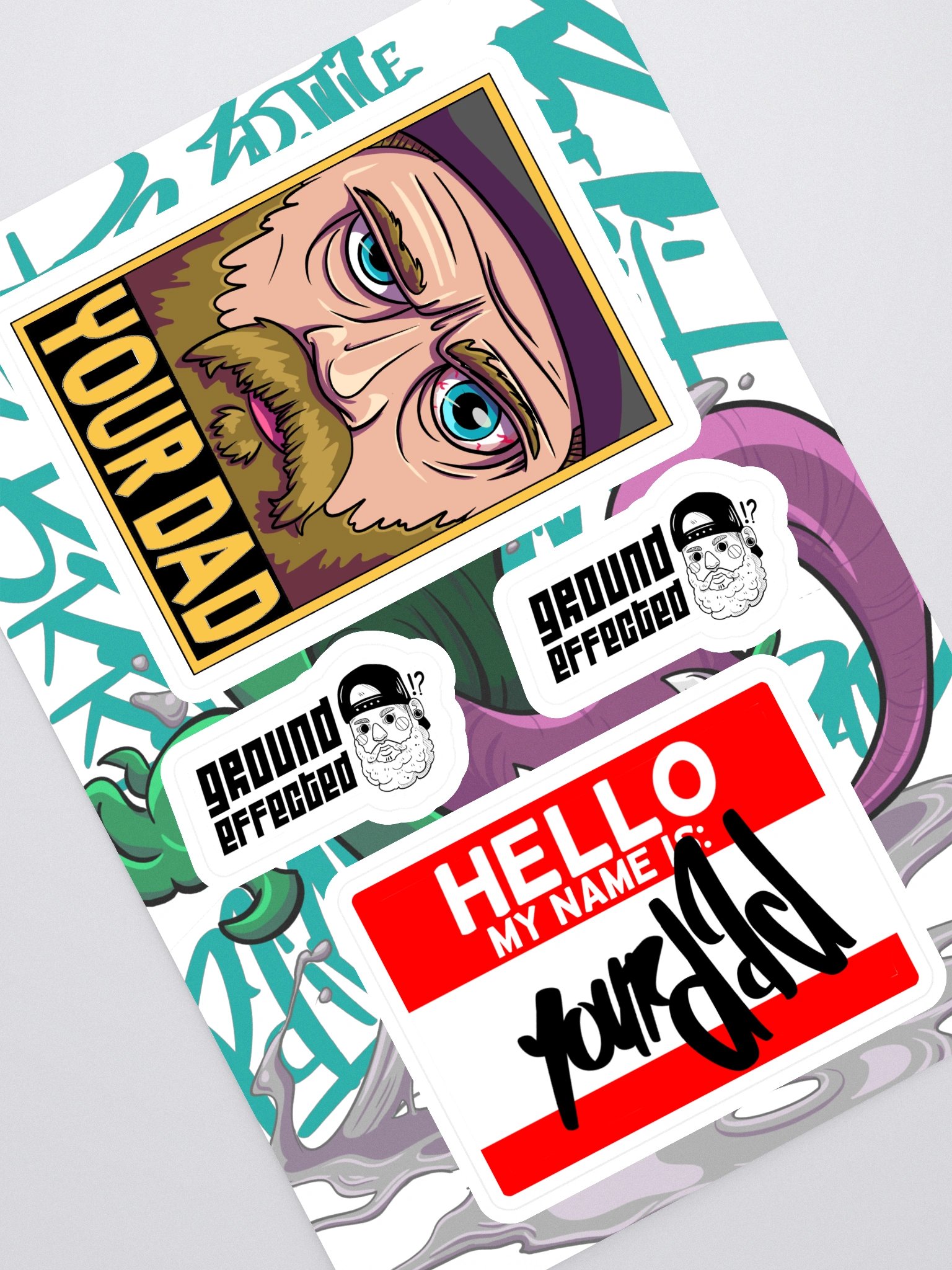 The Groundeffected sticker collection product image (1)