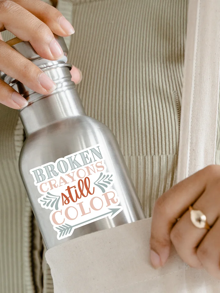 Broken Crayons Still Color Sticker product image (1)