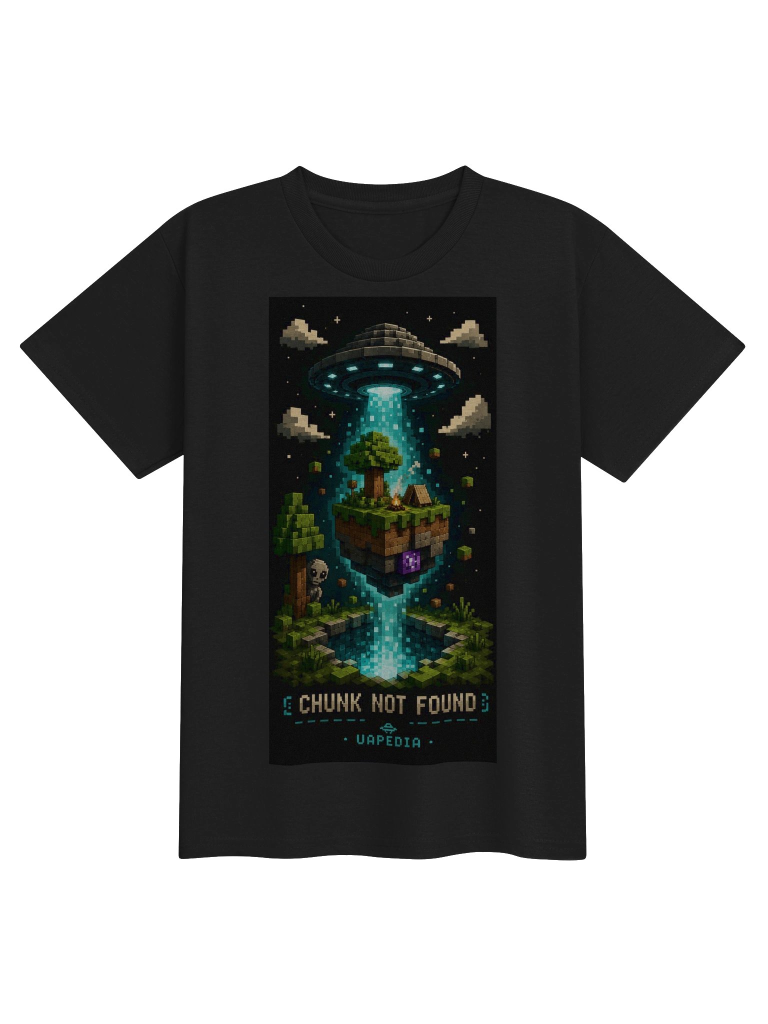 Chunk Not Found UAP Pixel Art Youth Tee product image (1)