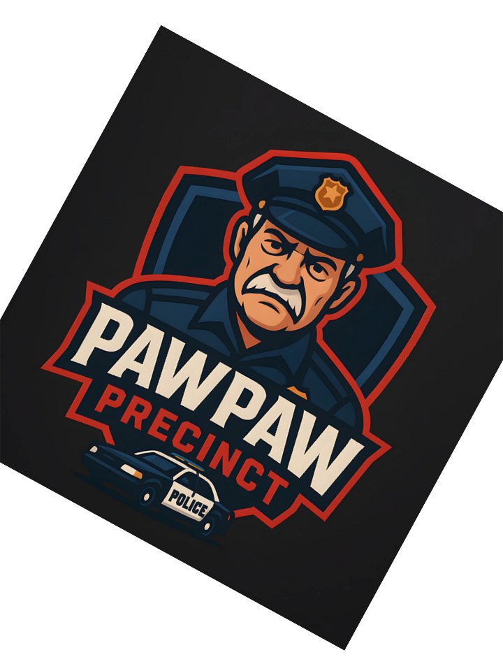 PawPaw Precinct Police Emblem Stickers product image (6)