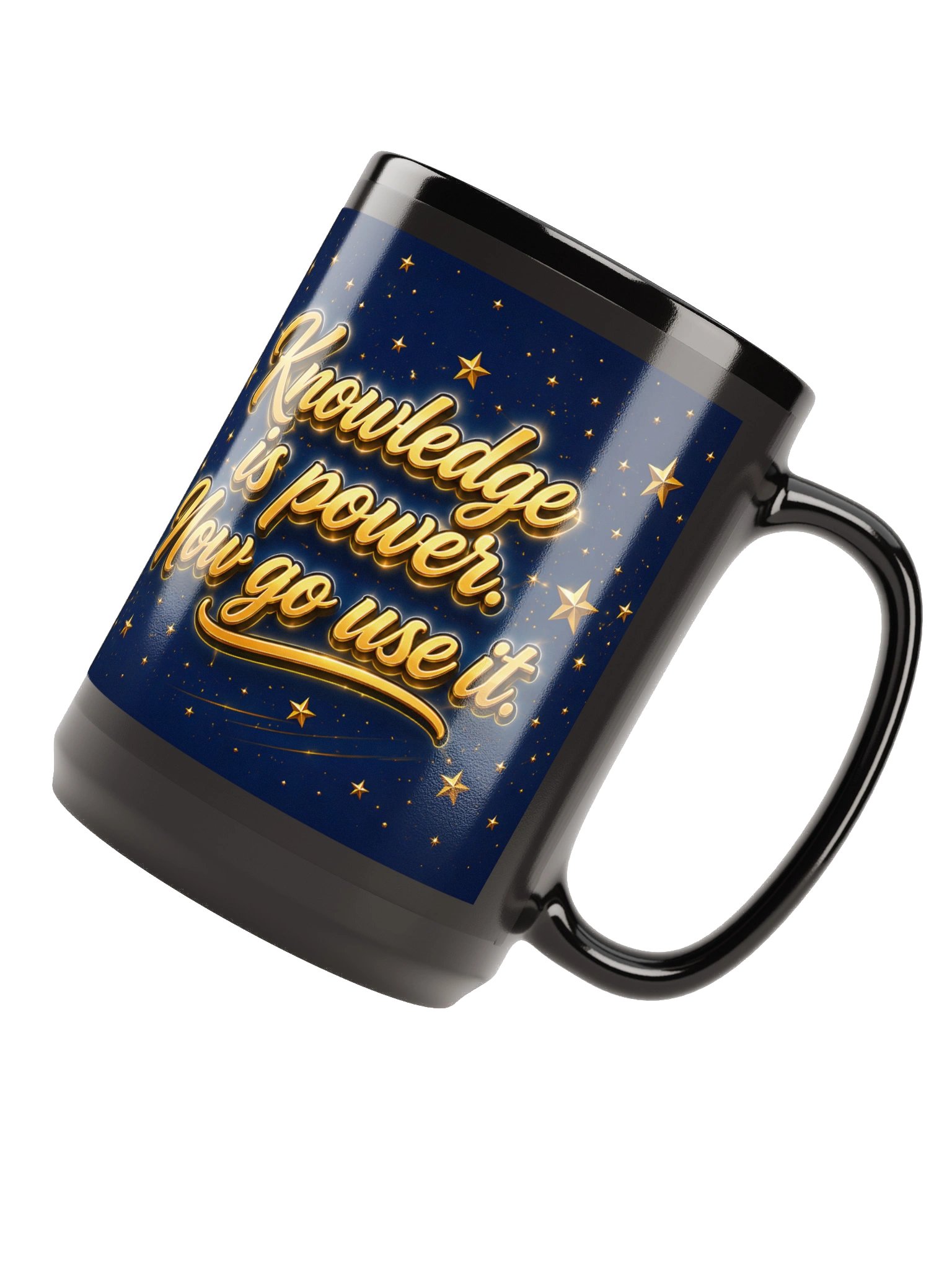 "Educated & Elevated" Graduation Mug — Navy Wrap product image (6)