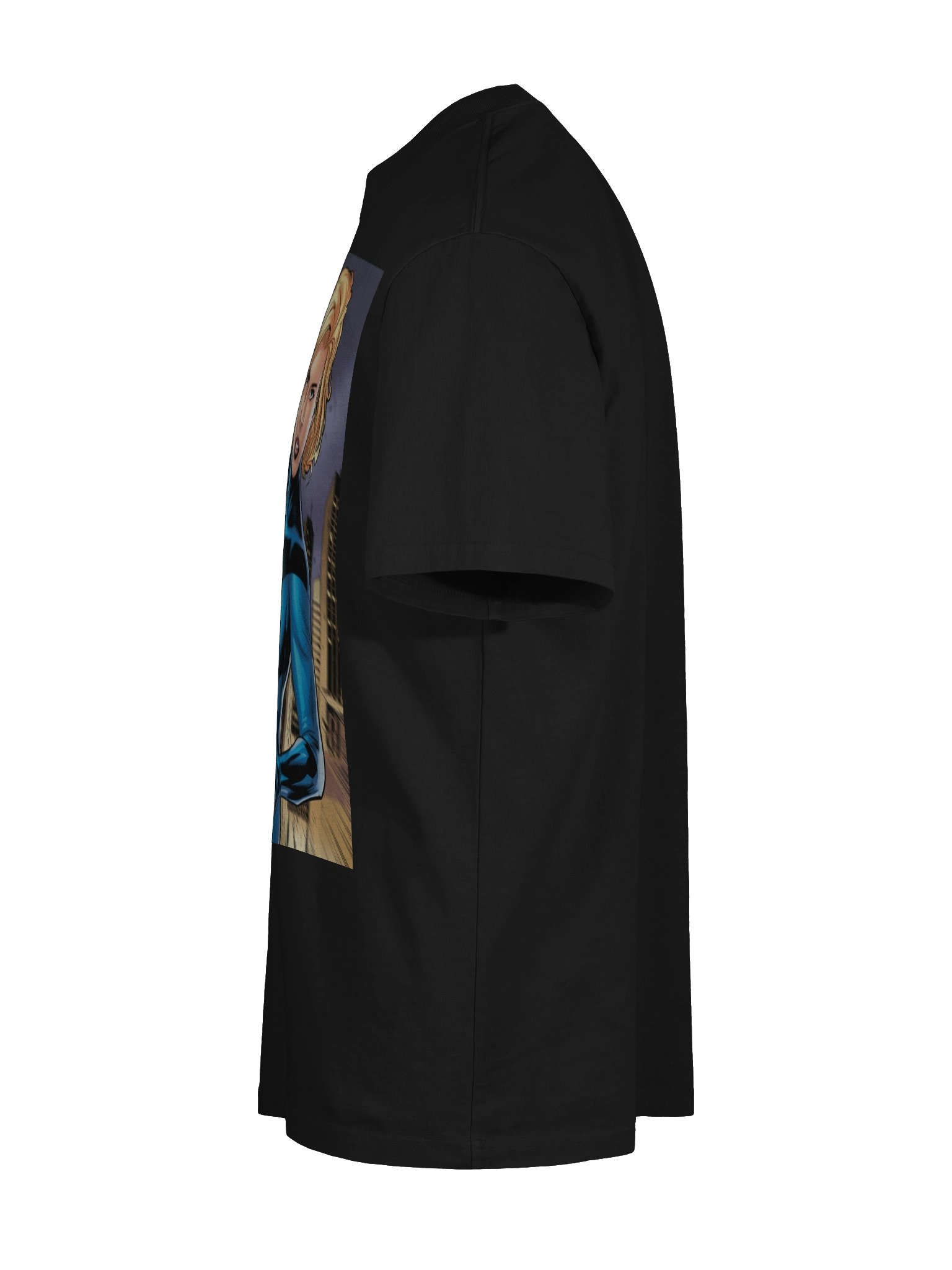 Invisible Woman Force Veil Oversized Faded T-Shirt – Spectral Shield Sentinel product image (10)