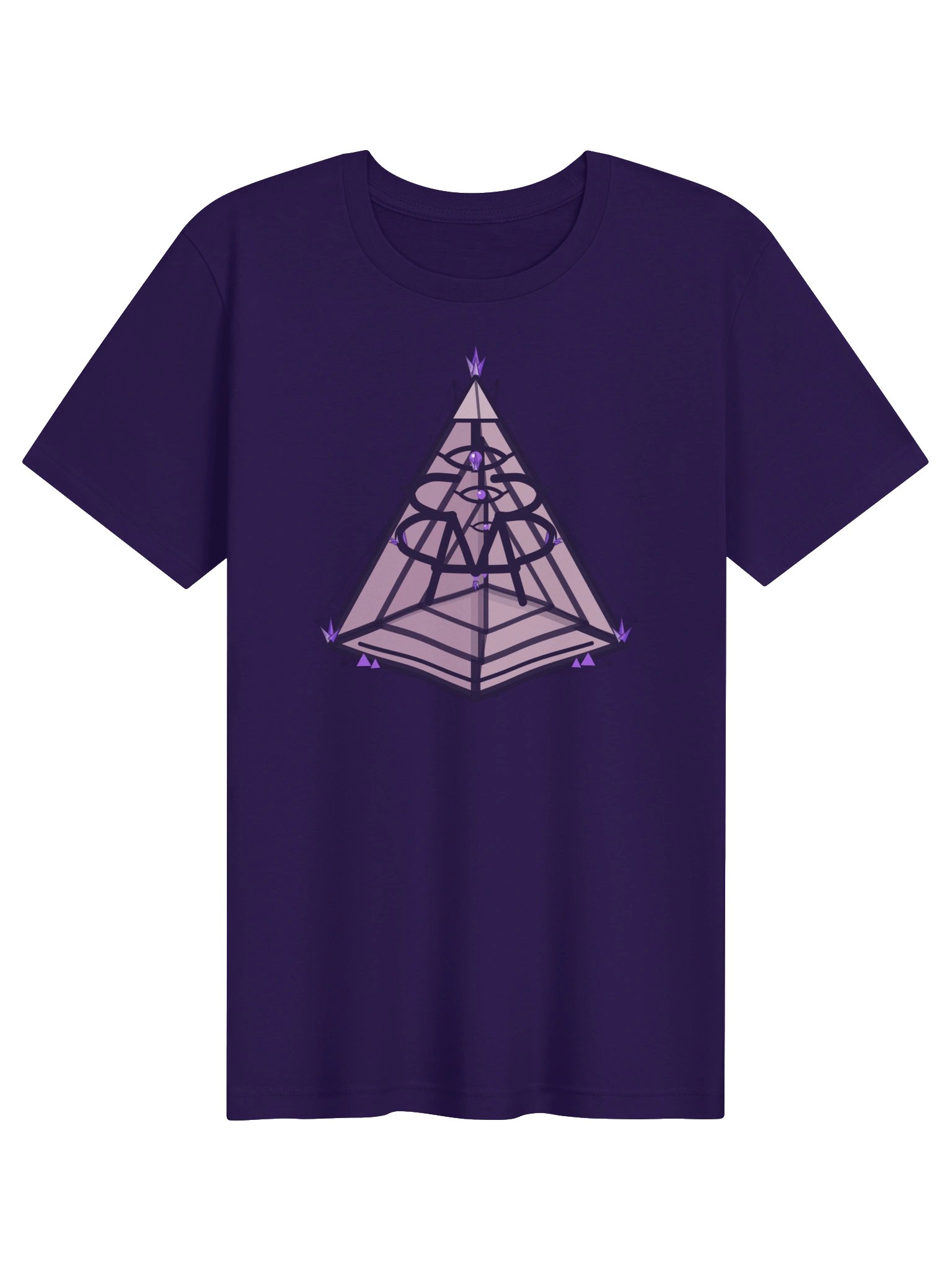 AMP-33 9D Pyramid Tee — Purple product image (1)