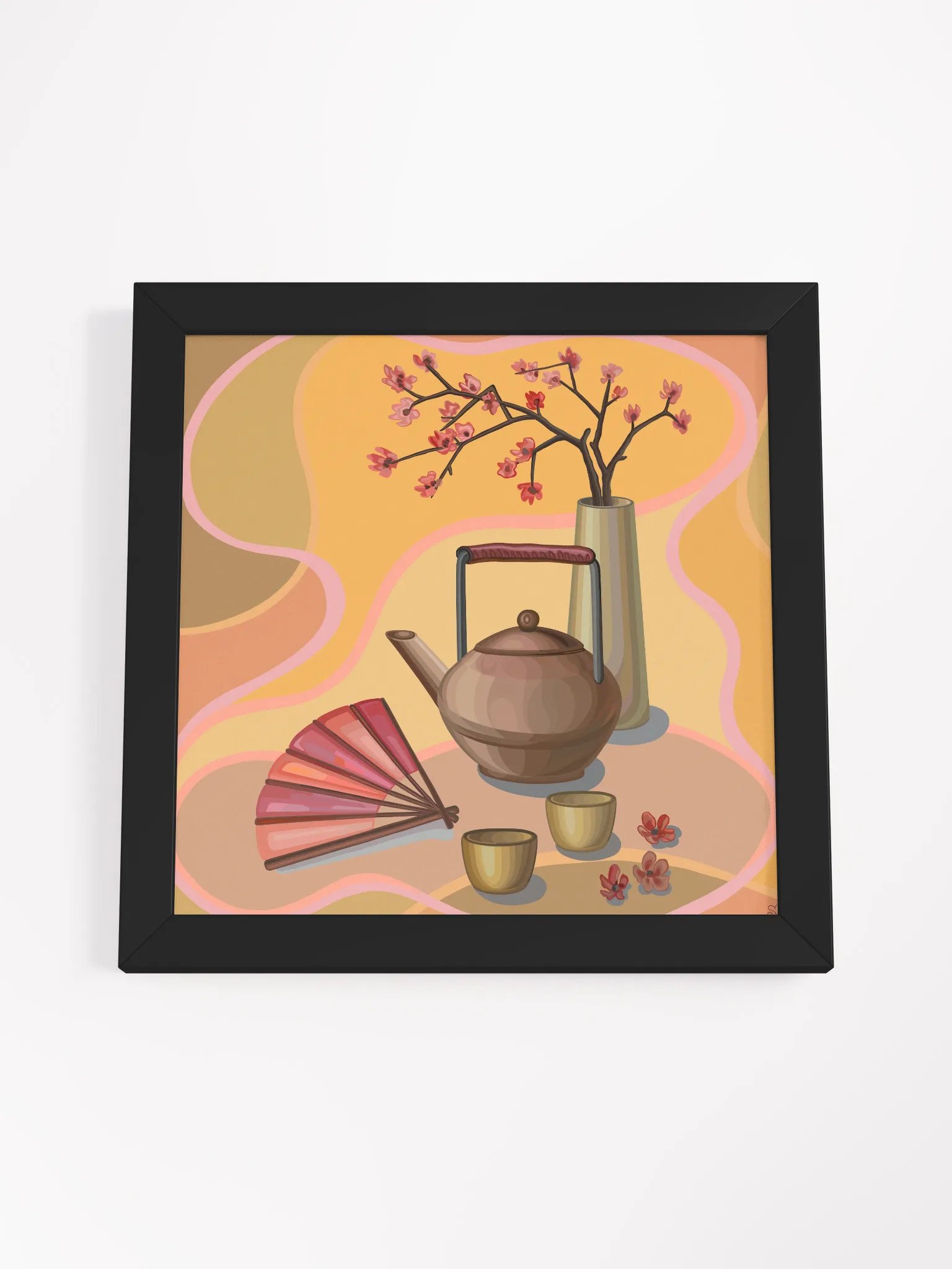 Serenity Blossom Tea Time Poster - Coffee Shop No. 10 product image (53)