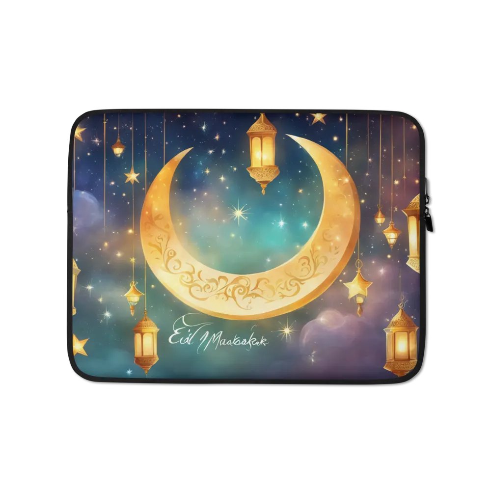 Celestial Eid Mubarak Laptop Sleeve product image (1)