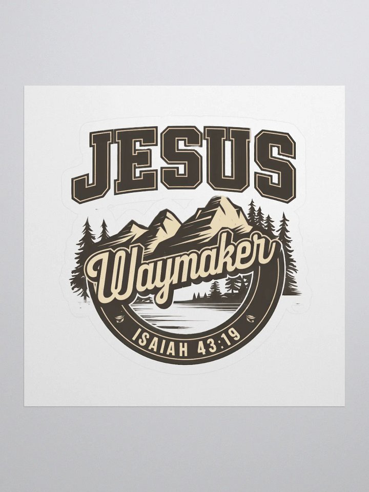 JESUS the Waymaker sticker product image (1)
