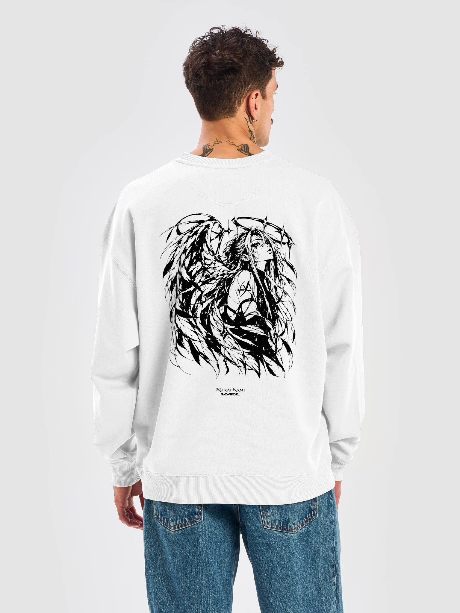 AURELIS - Unisex Organic Oversized Sweatshirt - Kurai Black product image (1)