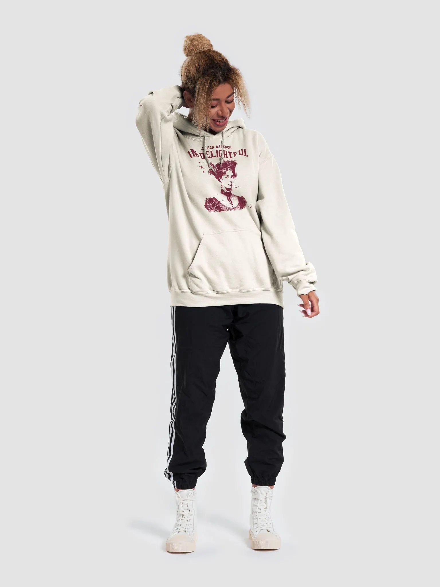 As far as I know I'm delightful Hoodie product image (5)