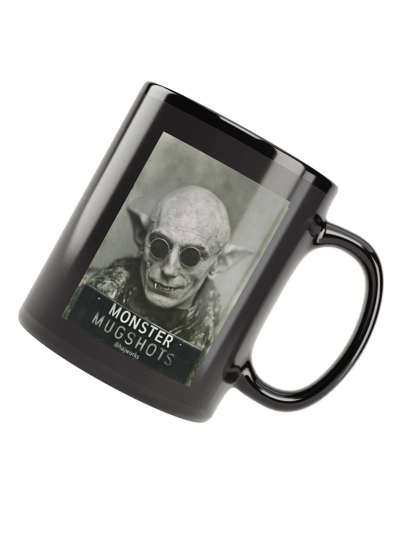 Monster Mugshots No. 002 - Black Ceramic Mug product image (6)