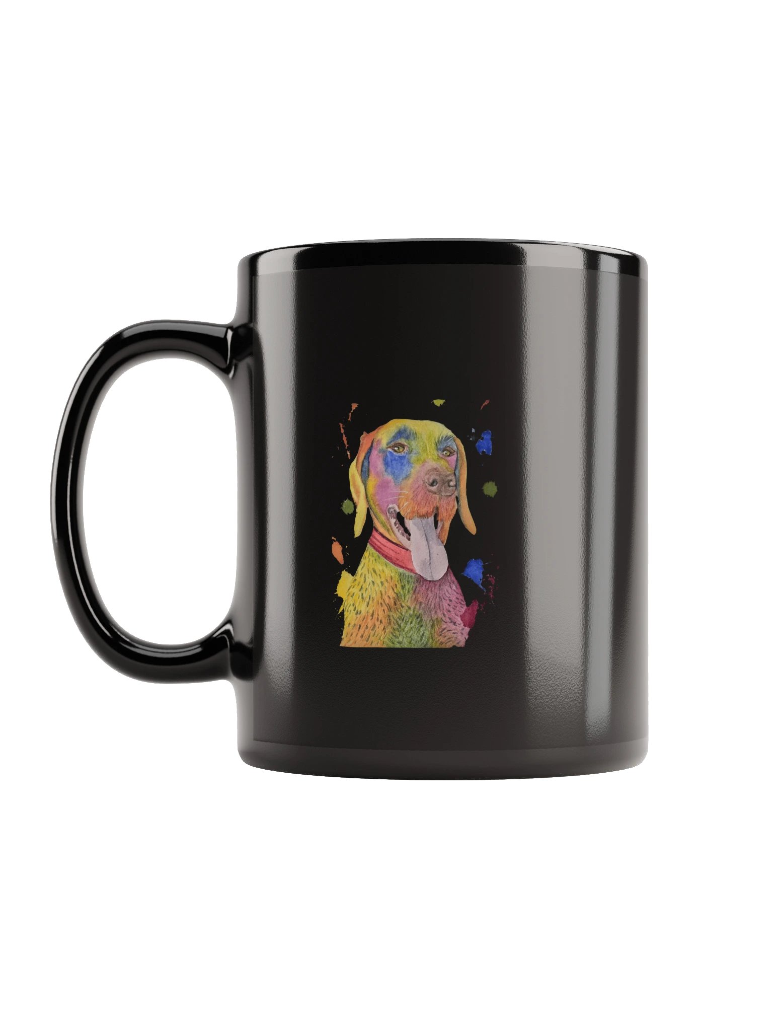 Yvie Black Glossy Mug product image (1)