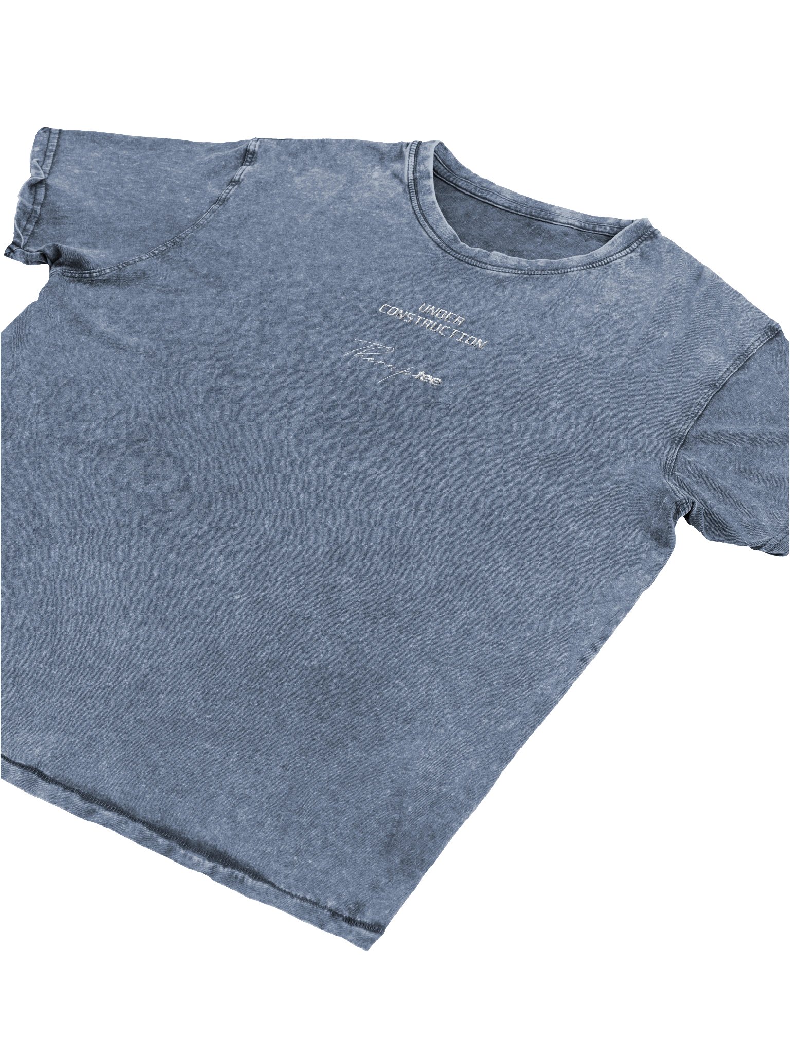 under construction unisex denim tee product image (6)