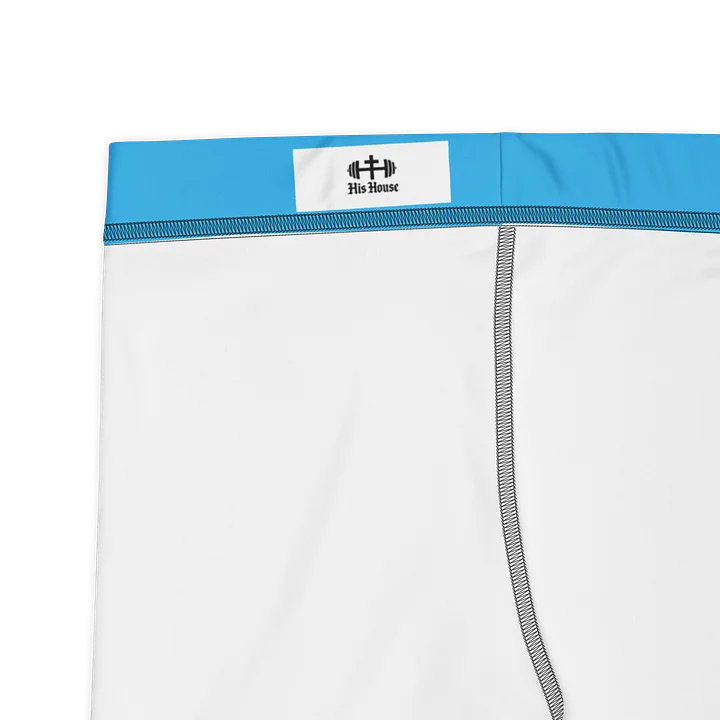 His House Womens Performance Crop Leggings - Blue Sky product image (2)
