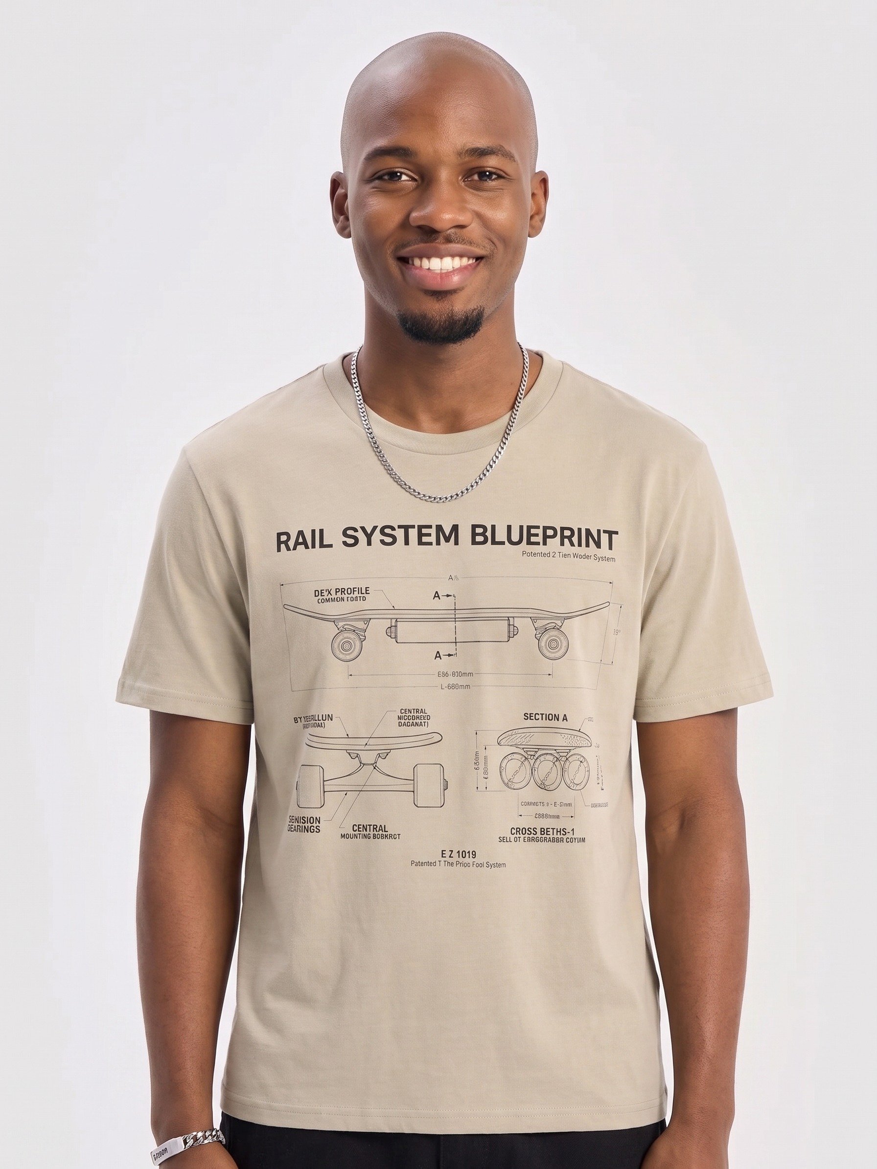 E-Z 10:10 Rail System Blueprint Tee product image (2)