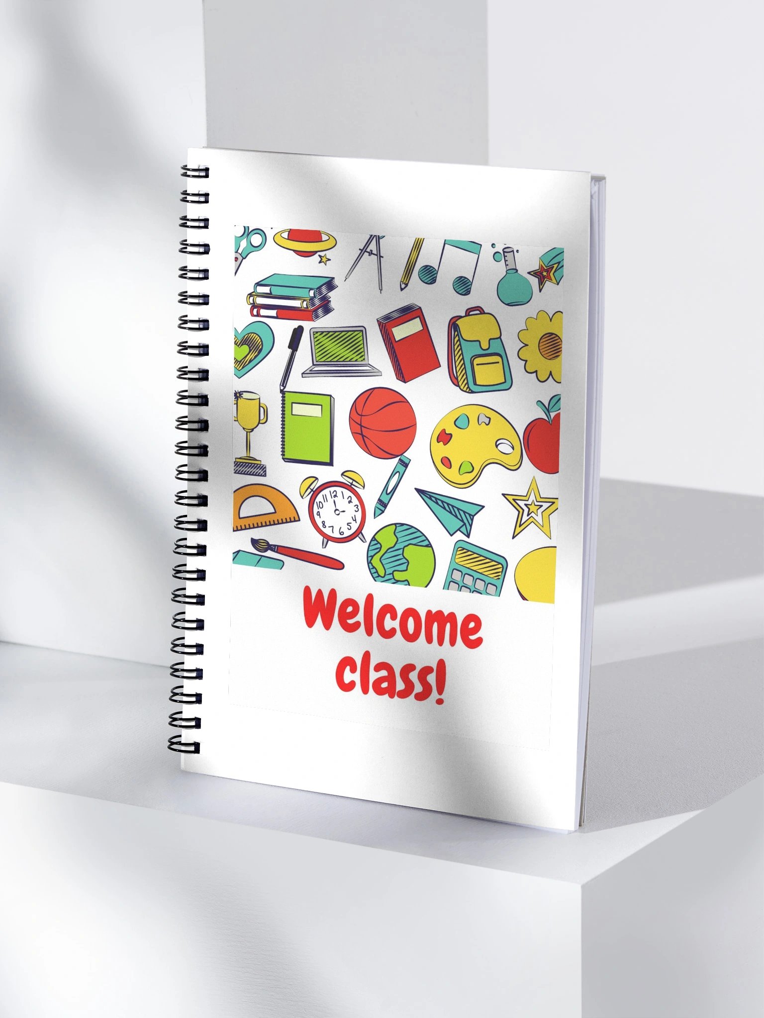 Welcome Class! Illustrated Spiral Notebook product image (4)