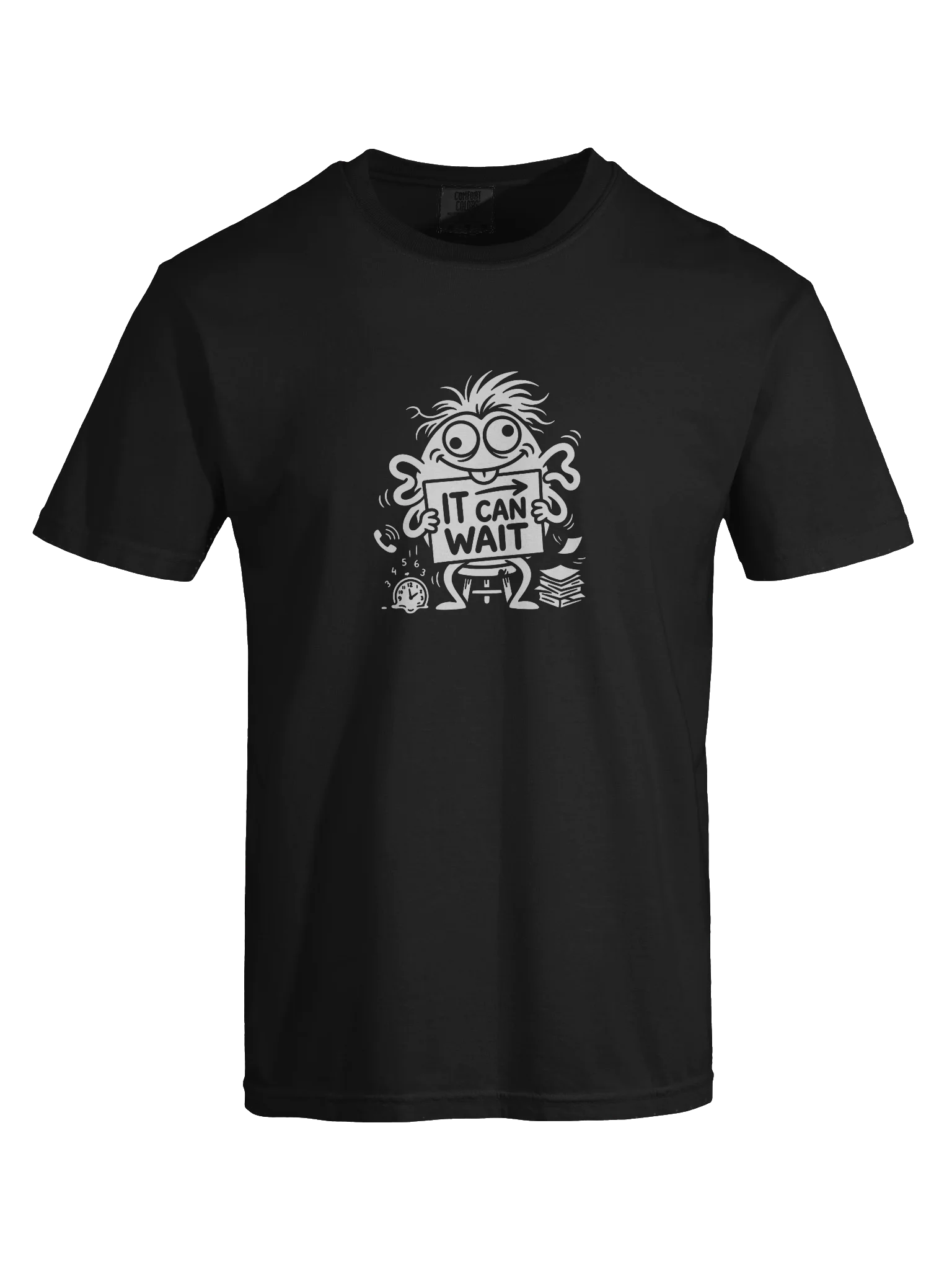 Night Anxiety Shirt – It Can Wait Overthinking Relief Tee product image (8)