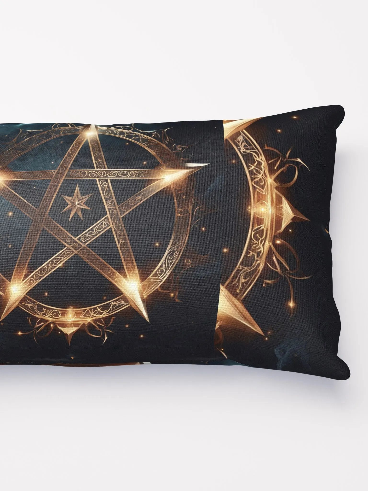 Black and Gold Star Symbology Cushion product image (3)