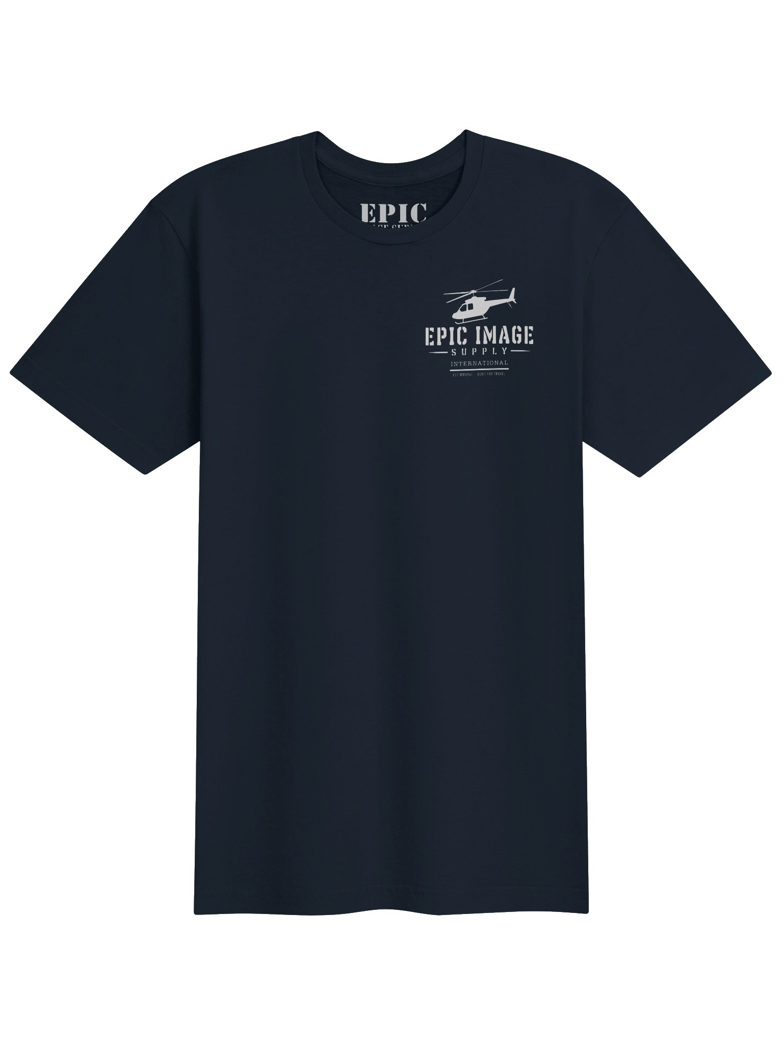 BUILT FOR TRAVEL COTTON CREWNECK T-SHIRT product image (1)