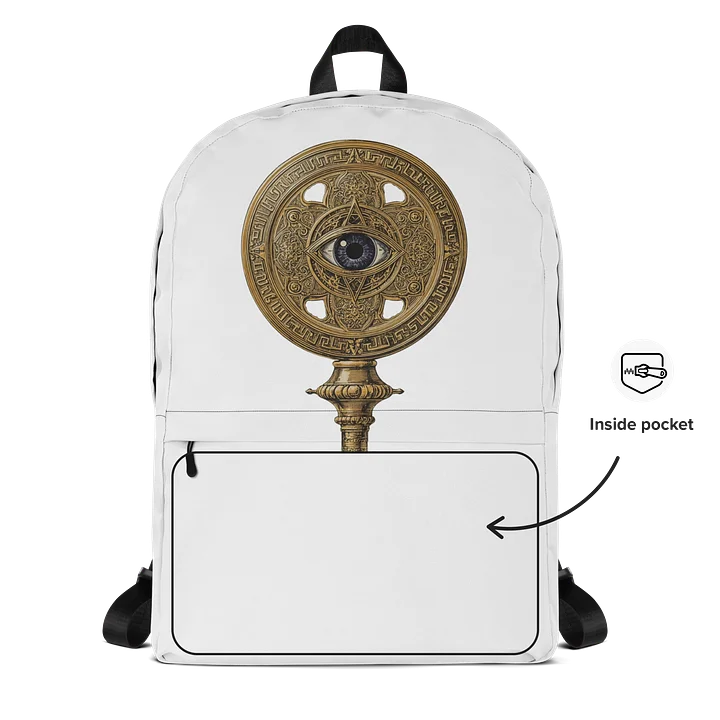 The Gatekeeper’s Key All-Over Print Backpack | 15″ Laptop Compartment product image (2)
