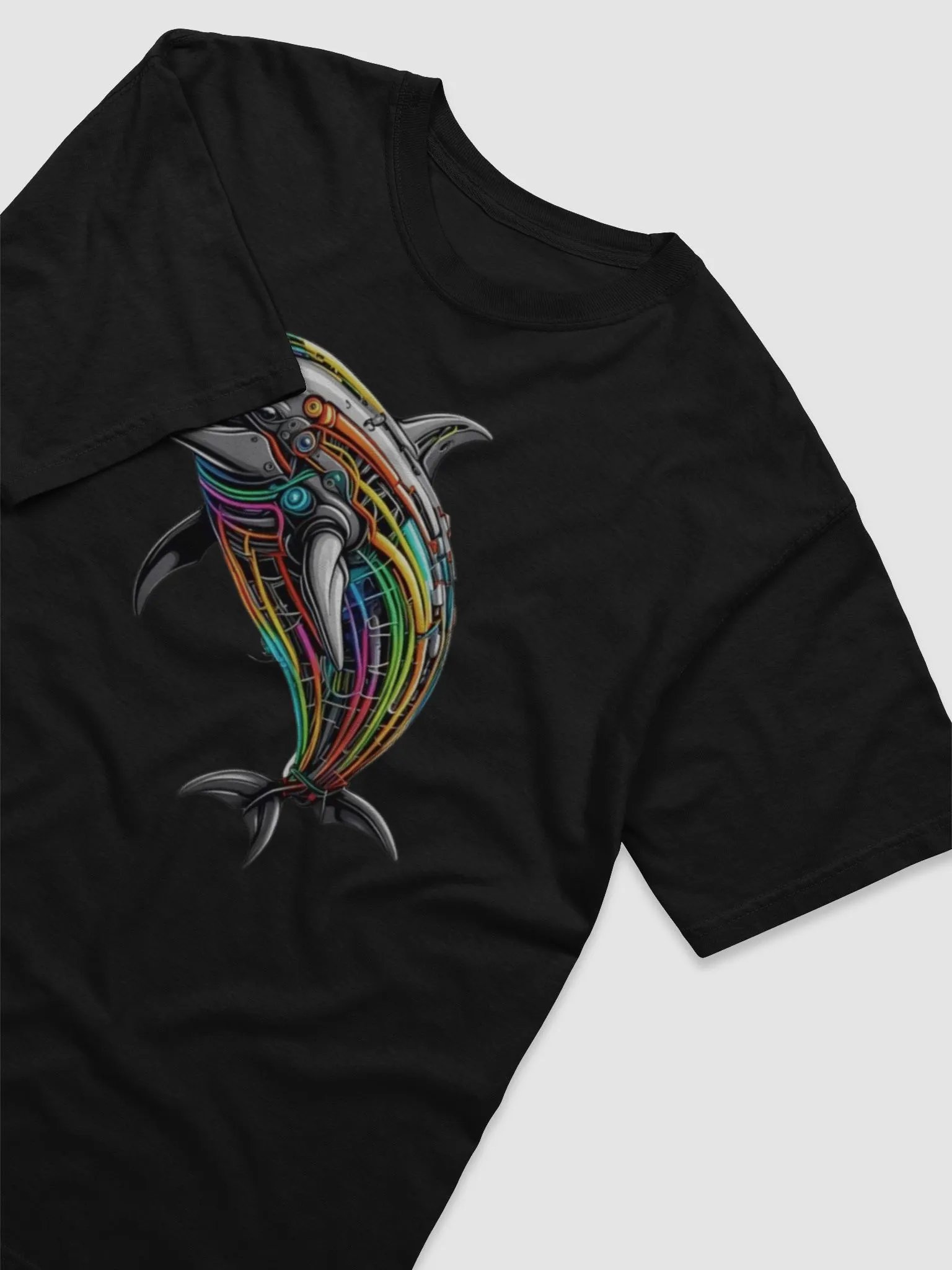 Dolphin Robot T Shirt product image (11)