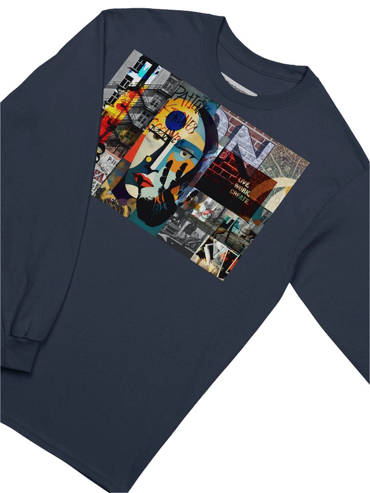 'Live, Work, Create' by Edward Martin Long Sleeve Tee product image (1)