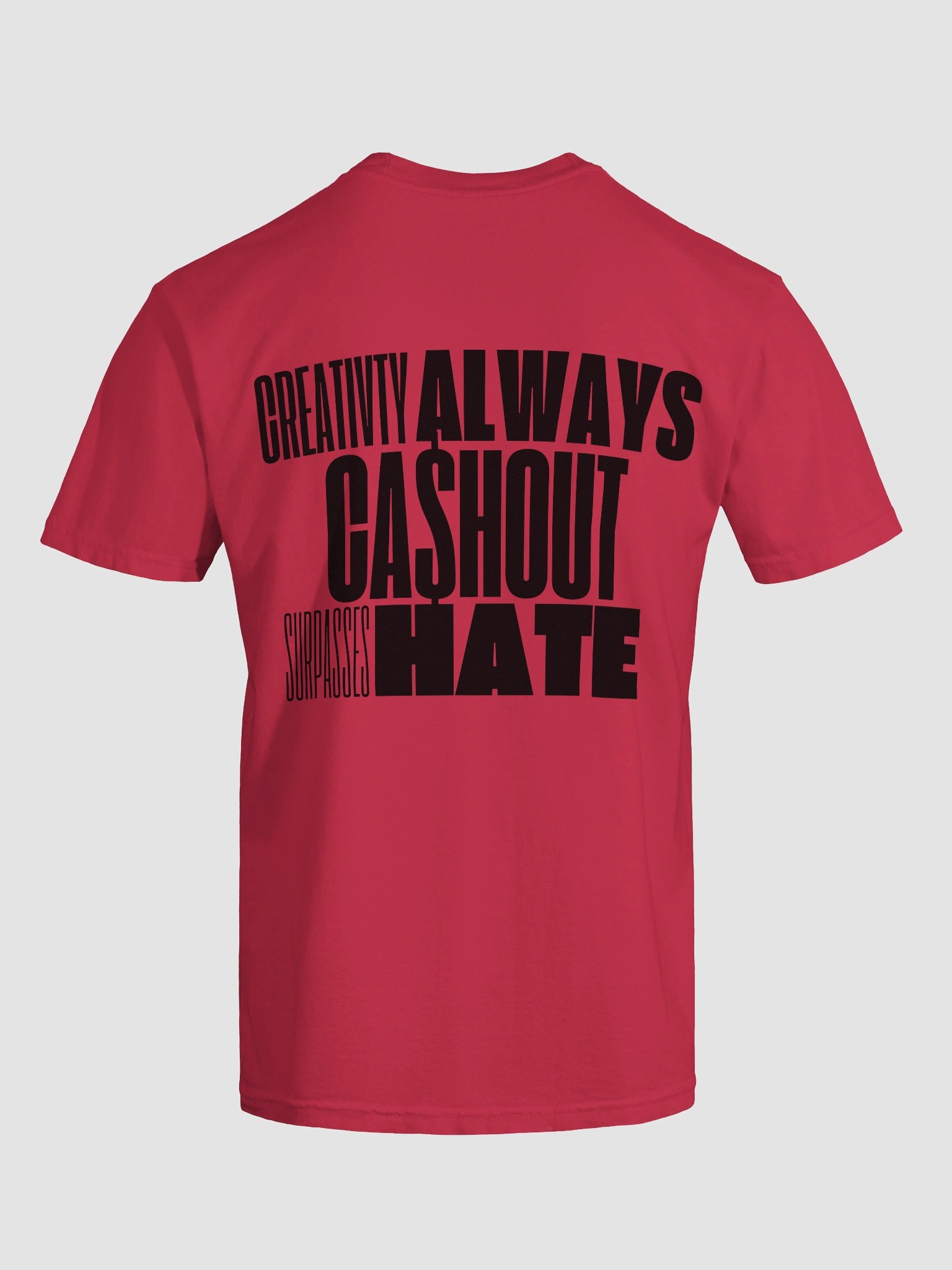 CASHOUT Signature T -Shirt (Black Letters) product image (6)