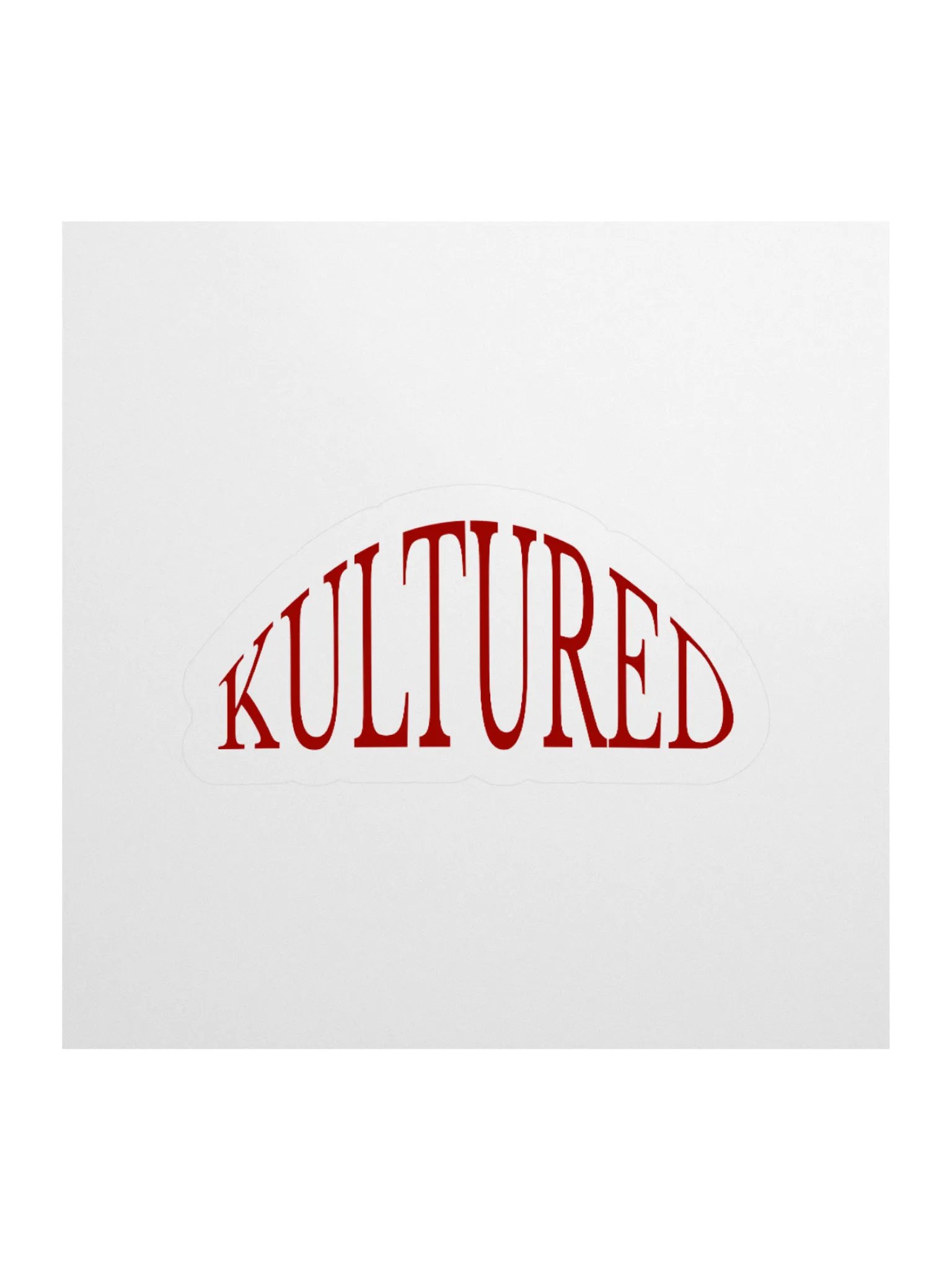 KULTURED STICKER product image (1)