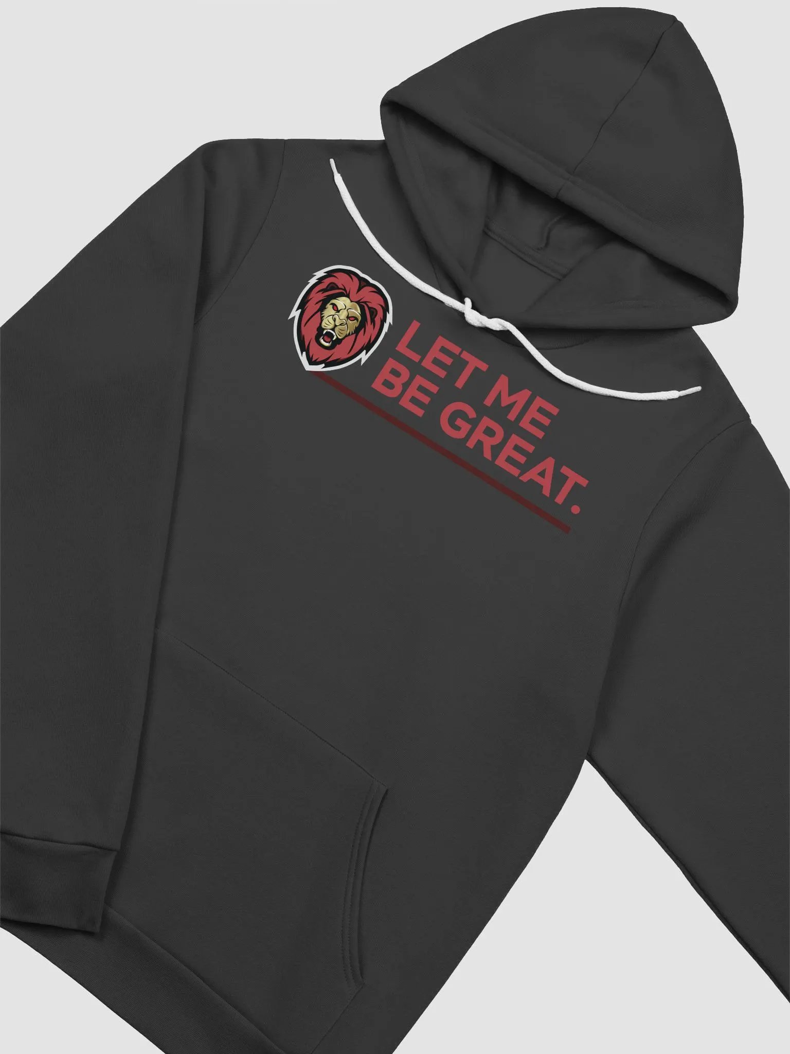 Let me be great hoodie red product image (3)