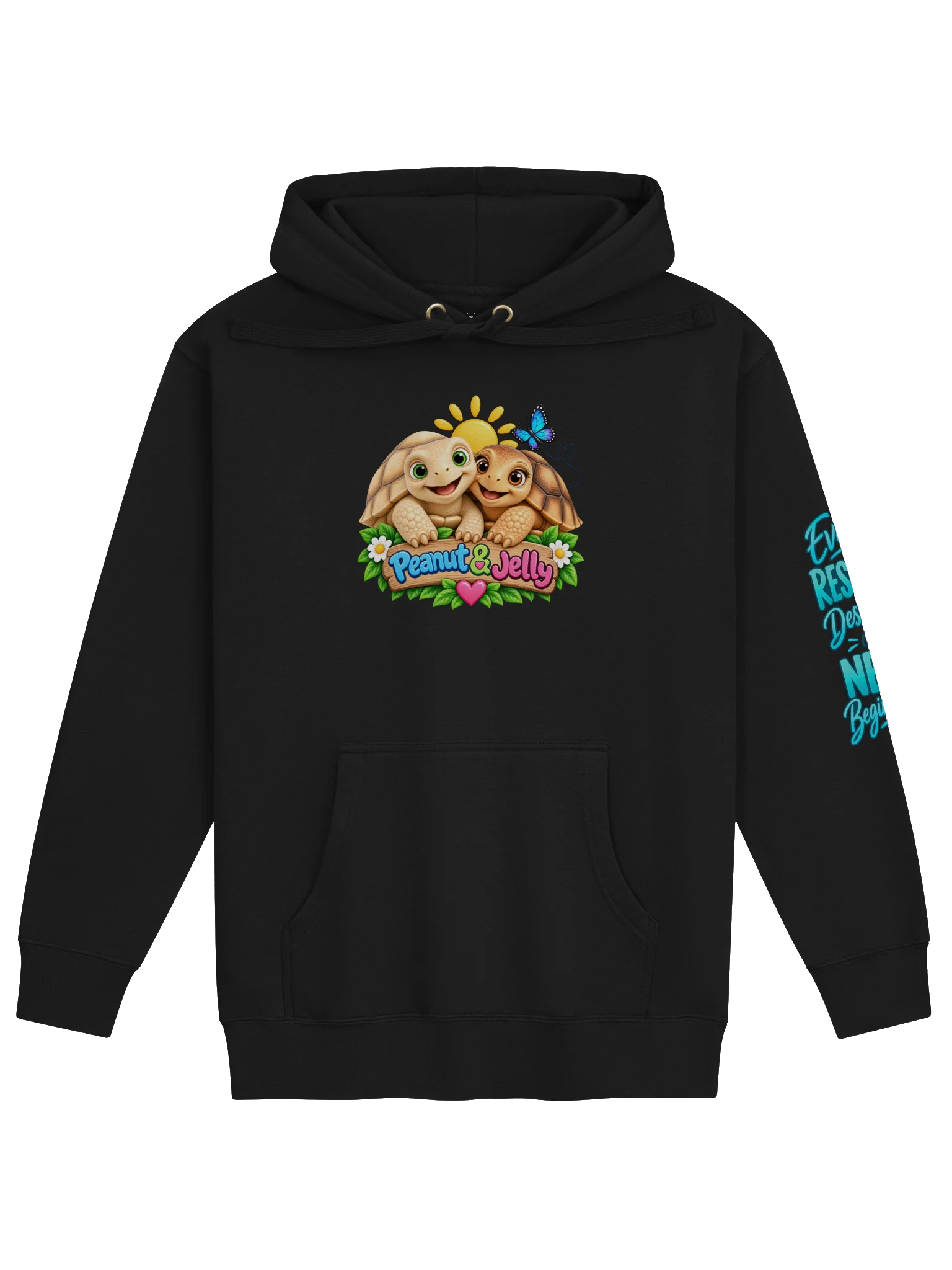 Peanut & Jelly Every Rescue Deserves a New Beginning Hoodie product image (1)