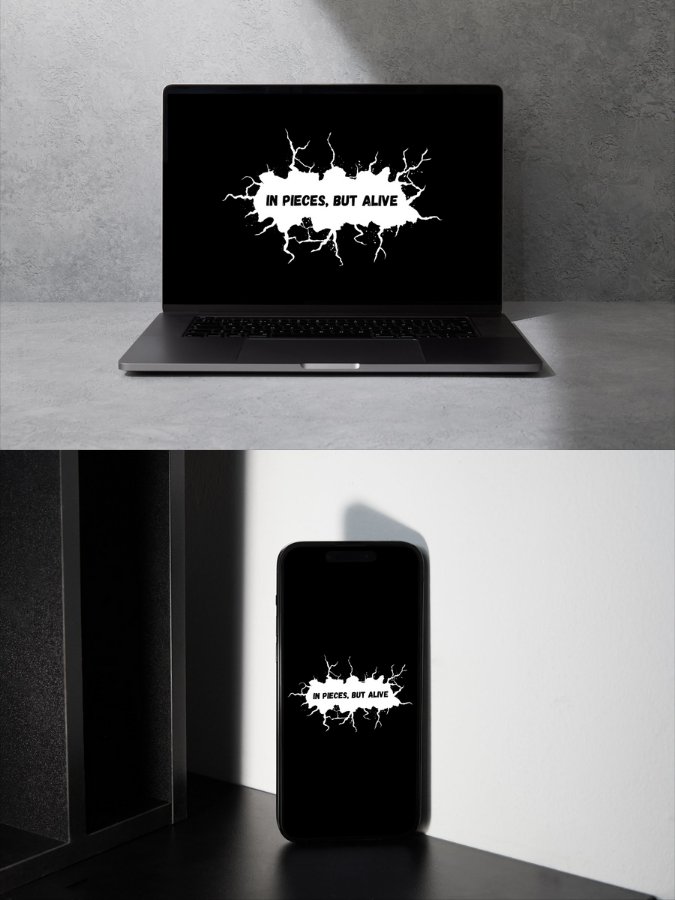 In Pieces but Alive – System Wallpaper product image (1)