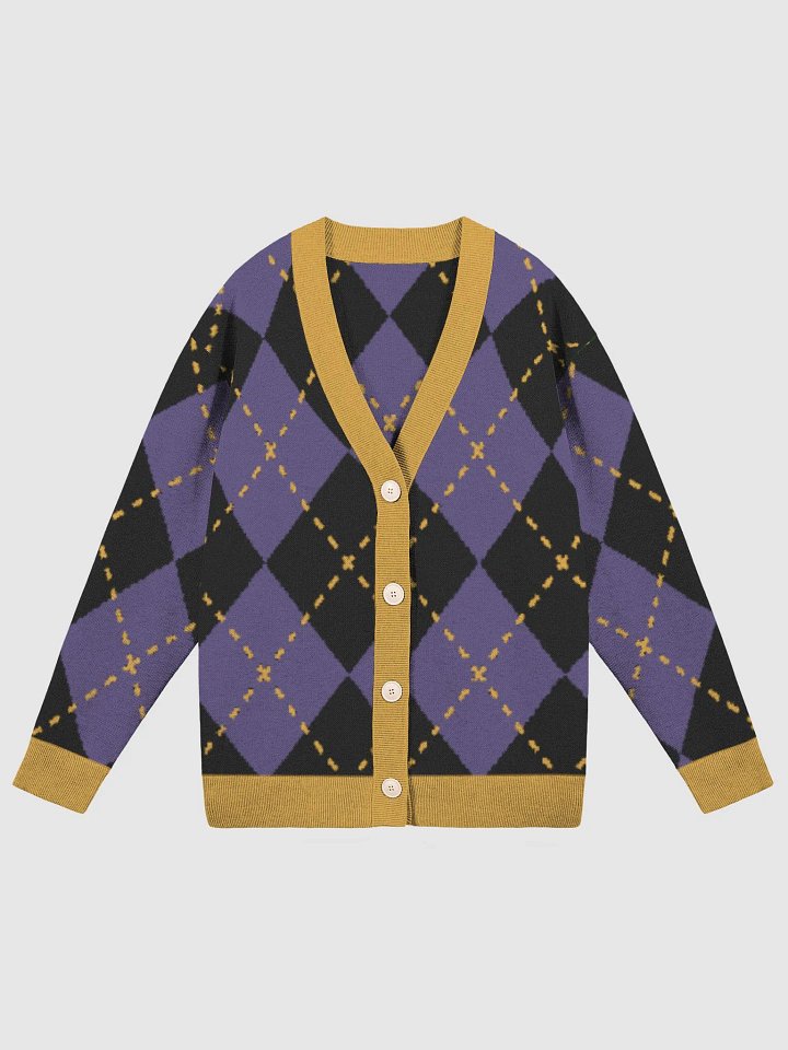 Co-Host Pantone Argyle Knit Cardigan product image (1)