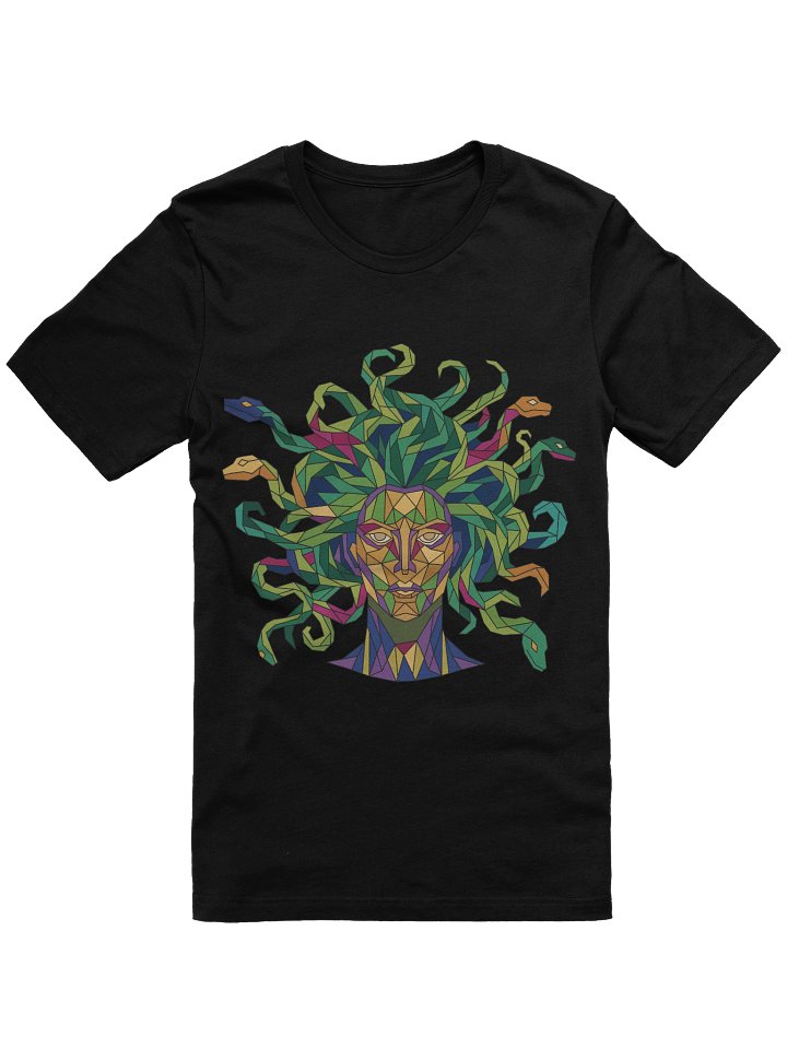 Stained Glass Medusa T-Shirt | Greek Mythology Graphic Tee product image (1)