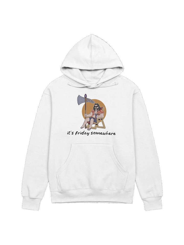It's Friday Somewhere Hoodie (Black Text) product image (36)