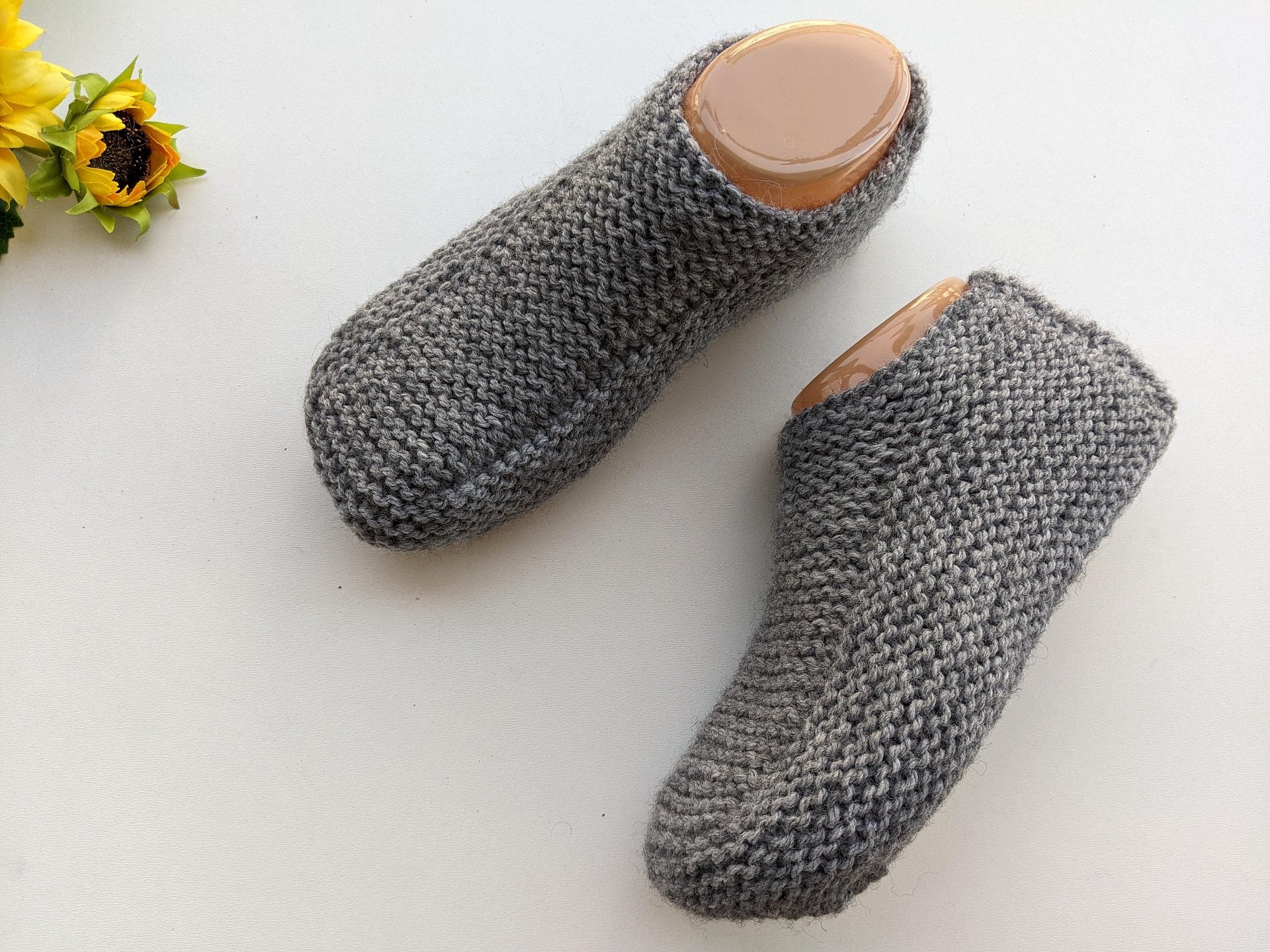 Flat Knit Low-Cut Slipper Socks Pattern product image (7)