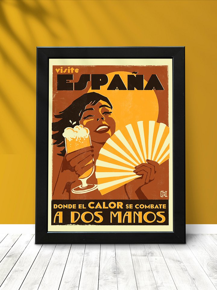 Visite España Vintage Travel Poster product image (1)