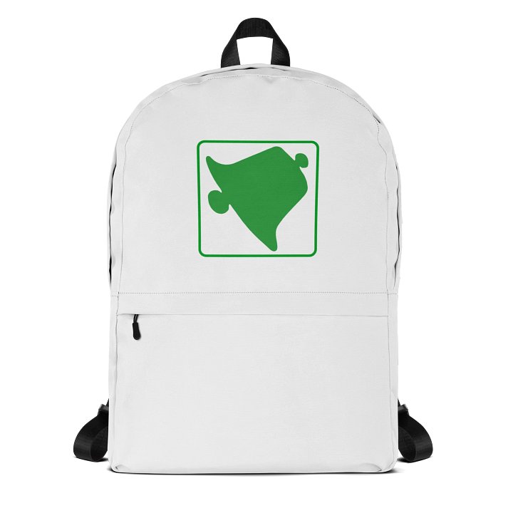 Manta Ray Green All-Over Backpack product image (1)